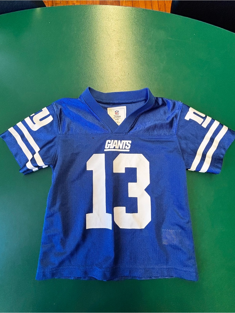 NFL Kids Blue Giants #13 Beckham Jersey Top